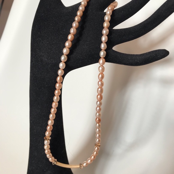 ⬇️ $148 💕Australian Pearl, Crystal Necklace - Picture 4 of 8